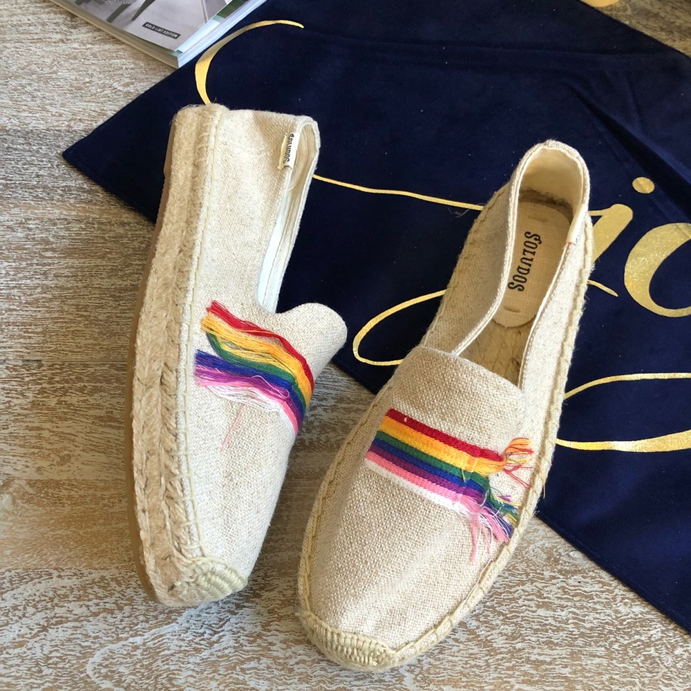 Soludos Rainbow Espadrille Flat - Picture 1 of 7